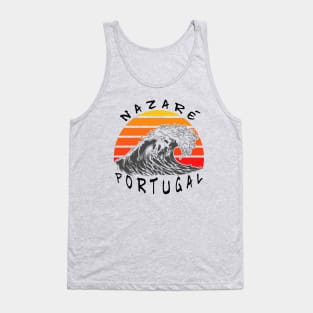 nazaré big wave Portugal Tank Top